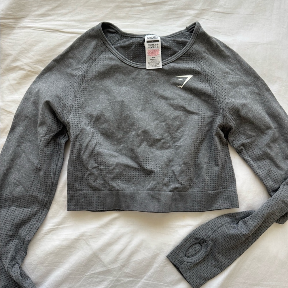 Gymshark Vital Crop Top in Gray